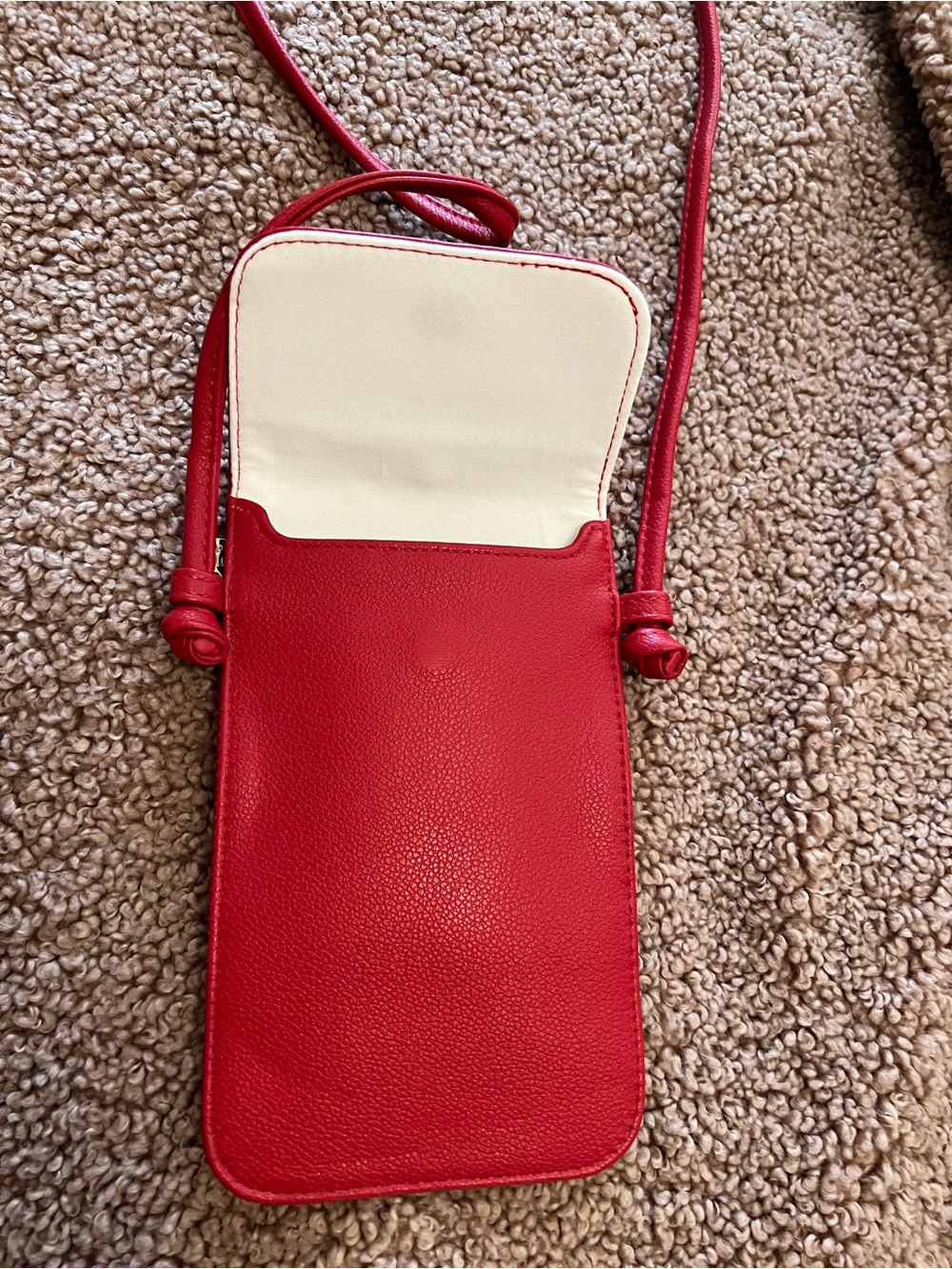 UNOde50 Red Crossbody Phone Bag - Compact Women's Bag - Picture 2 of 6